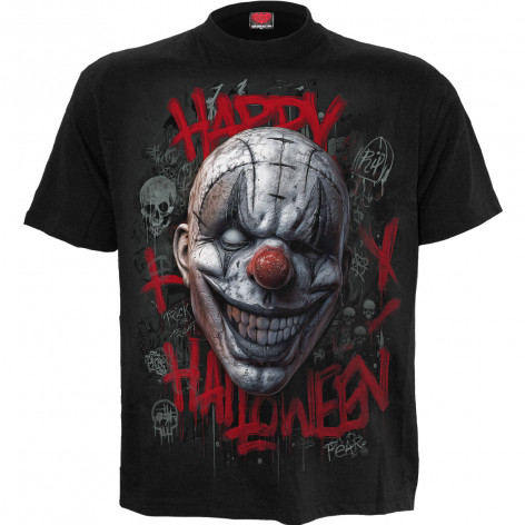 Metalové tričko Horror Spiral HAPPY HORROWEEN XXXXL  
