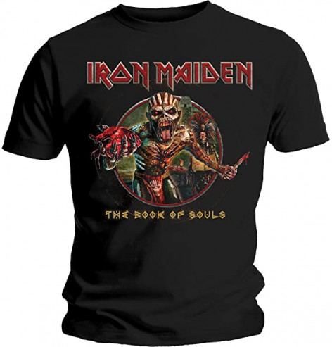 Pánské tričko Iron Maiden - Book of Souls Eddie Circle  
