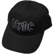 Kšiltovka/čepice AC/DC - BLACK LOGO - Rock Off ACDCCAP06B   