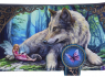 Dámská peněženka s vlkem a vílou Lisa Parker Fairy Stories  