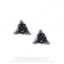 Náušnice Alchemy Gothic - Ring O' Roses studs