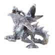 Soška drak Silver dragon  