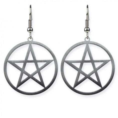 Náušnice chirurgická ocel PENTAGRAM ECHT-SO4104B  