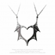 Přívěsek Alchemy Gothic - Dračí křídla Darkling Heart  