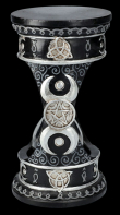 Přesýpací hodiny Black and silver Wiccan  