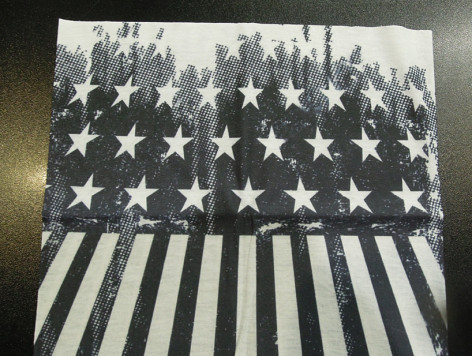 Multifunkční šátek nákrčník na motorku US FLAG  