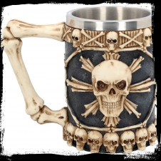 Půllitr korbel Large Tankard of Skulls