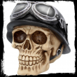 Lebka Iron Cross Biker Skull  