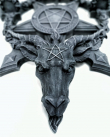 Svícen na zeď Baphomet Pentagram  