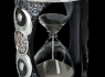 Přesýpací hodiny Black and silver Wiccan  