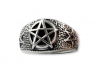 Prsten chirurgická ocel PENTAGRAM SILVER ECHT-SR1601  