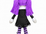 Plyšová panenka / PLYŠÁK VIOLA - THE GOTH RAG DOLL DT277956  