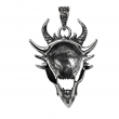 Přívěsek s lebkou chirurgická ocel Horned Skull  