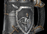 Půllitr korbel Knight Tankard with swords  