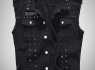 DŽÍSKA bez rukávů/Vesta BLACK SPIKE - POZOR NA ROZMĚRY!!  