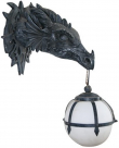 Nástěnná lampa s drakem Dragon head  