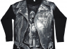 Motorkářské tričko dlouhý rukáv BIKER JACKET  