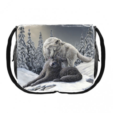 Taška s vlkem Snow Kisses  