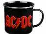 Smaltovaný hrnek plecháček AC/DC  