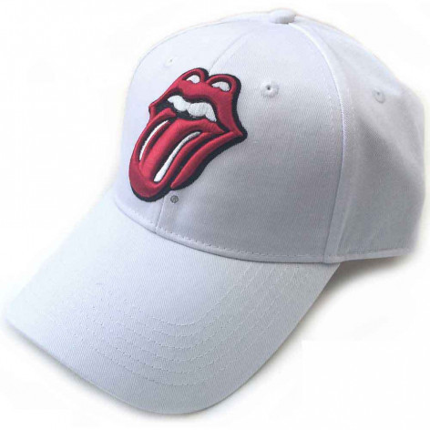 Kšiltovka/čepice The Rolling Stones - Classic Tongue (White)  