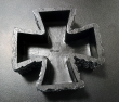 Krabička na cetky - šperkovnice IRON CROSS SKULL  