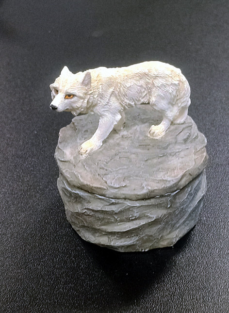 Krabička na cetky - šperkovnice vlk WALKING WOLF  