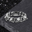 Náramek s lebkou nerezová ocel Hip Skull Silver Náramek s lebkou nerezová ocel Hip Skull Silver
