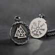 Přívěsek chirurgická ocel VIKING Valknut Dragon  