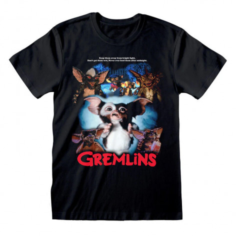 Unisex Tričko Spiral HORROR - GREMLINS - RETRO POSTER  