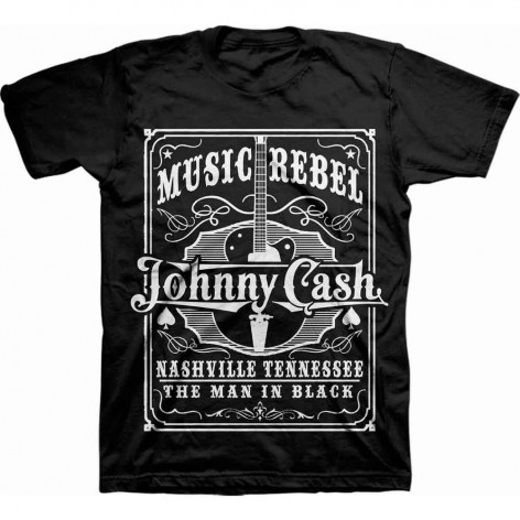 Metalové tričko JOHNNY CASH - Music Rebel  