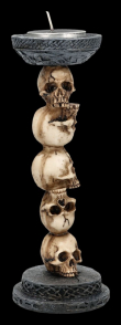 Svícen Skull column  