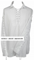 Košile Gothic pirat WHITE BAR4843W  