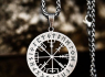 Přívěsek chirurgická ocel Vegvisir Viking Compass 1  