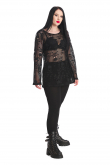 Dámský gothic TOP Black BFF NET  