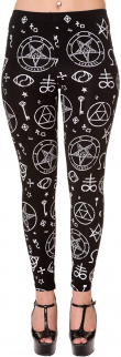 Legíny PENTAGRAM BLACK - BAN-LBN1128  