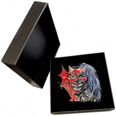 Odznak Iron Maiden - Purgatory Eddie Velký 9x9cm