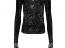 Dámský gothic top PUNK RAVE Cemetery FAN-T477 Dámský gothic top PUNK RAVE Cemetery FAN-T477