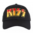 Kšiltovka/čepice KISS - RED ON WHITE LOGO - Rock Off KISSCAP03   