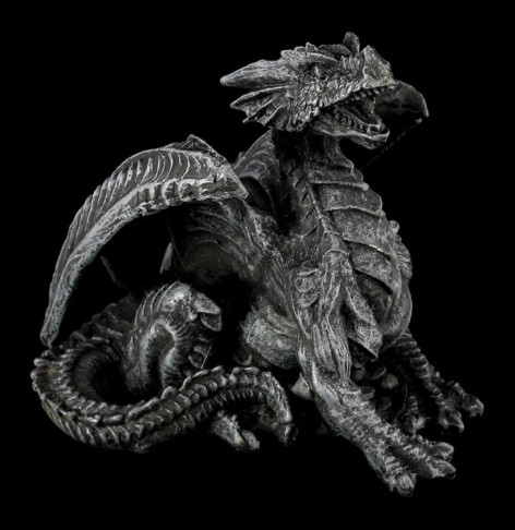 Figurka/soška malý drak Black Dragon 6  