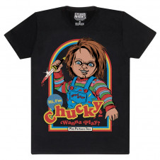Tričko STEVEN RHODES X CHUCKY - WANNA PLAY Tričko STEVEN RHODES X CHUCKY - WANNA PLAY