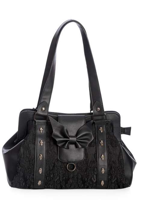 Kabelka s výšivkou MAPLESAGE BLACK  