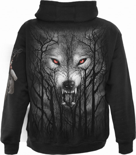 Mikina se zipem Spiral VLK FOREST WOLF DS146840 ZIP  