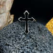 OCELOVÝ PRSTEN SABBATH BLACK CROSS  