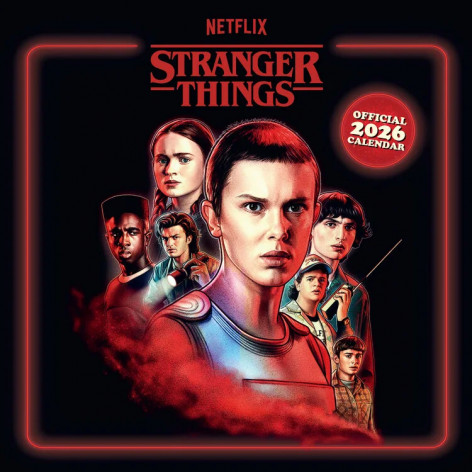  Nástěnný kalendář STRANGER THINGS - REWATCH 2026  