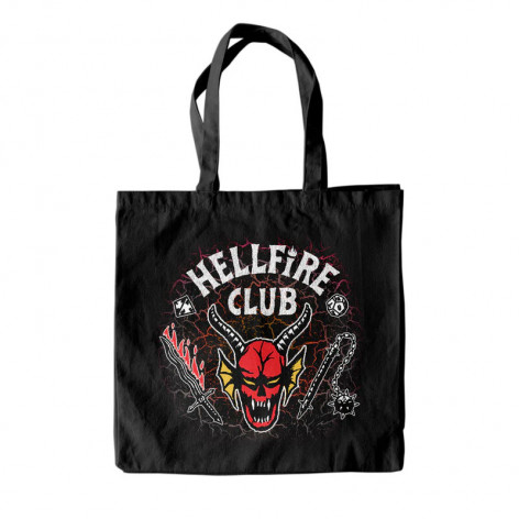 Plátěná taška STRANGER THINGS - HELLFIRE CLUB - TOTE BAG  