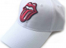 Kšiltovka/čepice The Rolling Stones - Classic Tongue (White)  