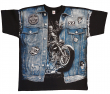 Motorkářské tričko BIKER JEANS VEST  