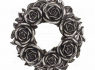 Věnec Alchemy Gothic Black Rose Wreath  