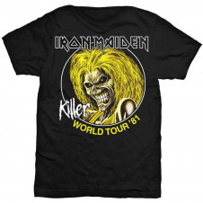 Metalové tričko Iron Maiden – Killer World Tour 81