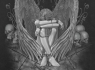 Mikina Spiral se zipem Křídla anděla ENSLAVED ANGEL DT195840 ZIP  